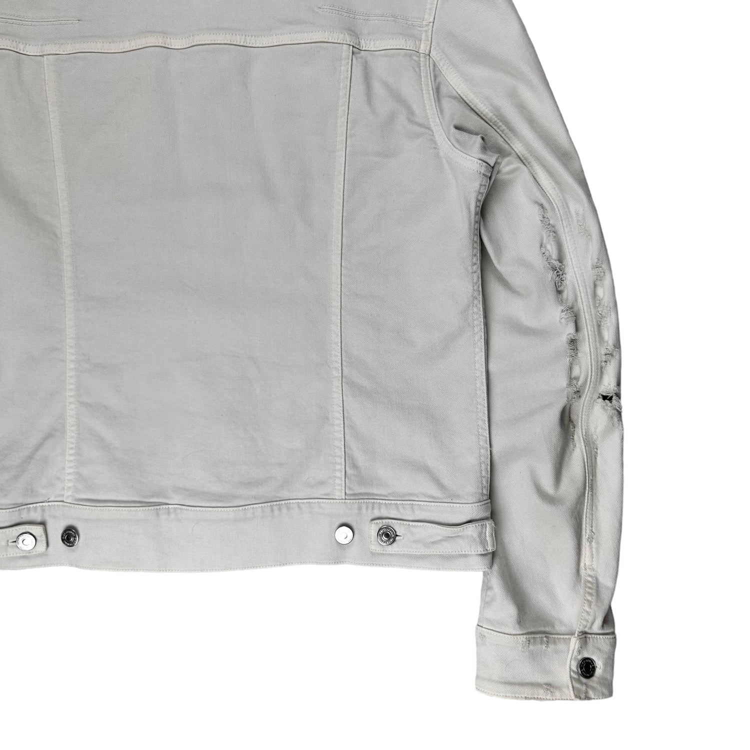 Buy online Men White Denim Jacket from Jackets for Men by Old Grey for  ₹1440 at 70% off | 2024 Limeroad.com